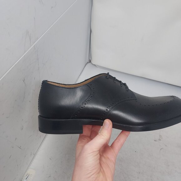 CHRISTIAN LOUBOUTIN Black A Mon Homme Leather Brogue Shoe - Picture 7 of 11